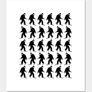 Bigfoot Silhouette Posters and Art